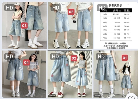 SHORT JEAN BÉ GÁI C26070904