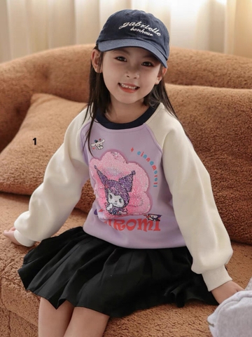 ÁO NỈ KUROMI KIM SA BIẾN HÌNH SIÊU ĐẸP C23111905