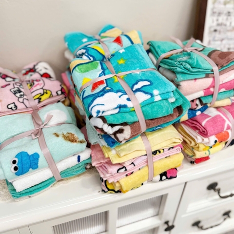 Combo 5 cái khăn mặt, khăn gội Nhật C25111110