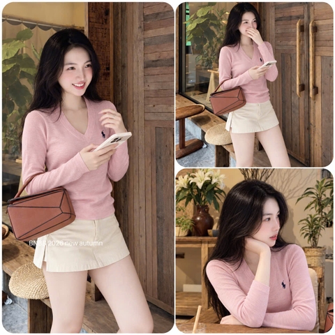 Áo phông hồng dài tay T26101150