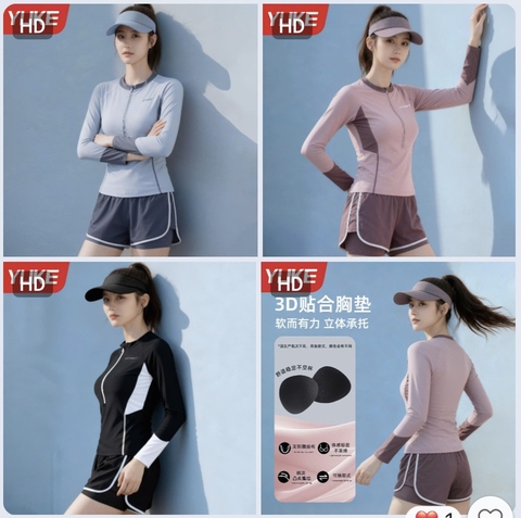 BỘ BƠI DÀI TAY NỮ HÃNG YUKE T26042802