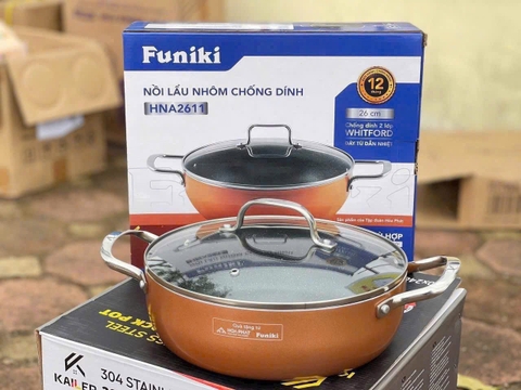 NỒI LẨU CHỐNG DÍNH FUNIKI - ELMICH 26CM C26031430