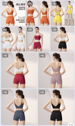 SET ĐỒ TẬP NỮ CHÍNH HÃNG CREORA 2 DÂY H26043002