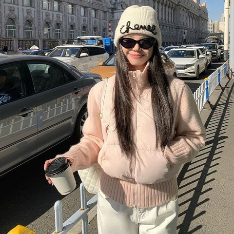 Combo áo jile phao + áo len siêu sang T25110904