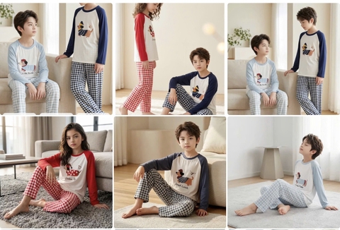 Bộ mặc nhà hình chú cún T26091101