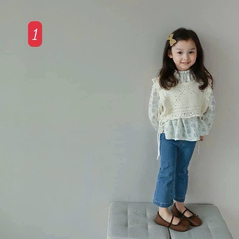 Quần jean cho bé gái PREMIUM ICON T24120507