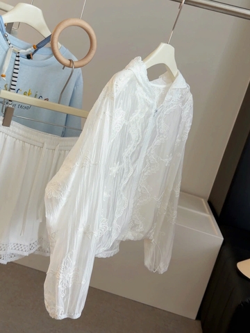 ÁO KHOÁC CARDIGAN THÊU REN ANNA H26061705