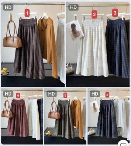 Vây kẻ vintage H26072211