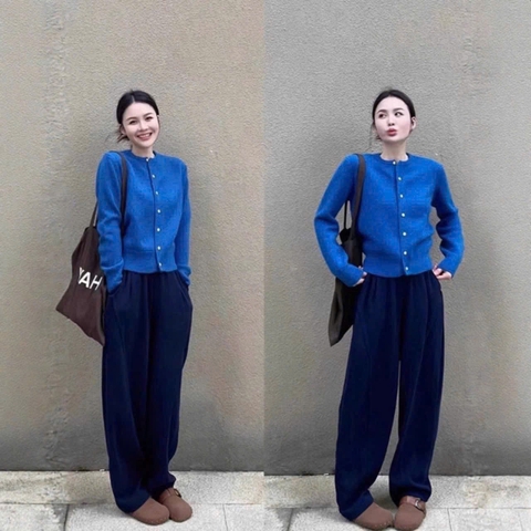 Áo len cardigan lông cừu nhà EGG studio C25121102