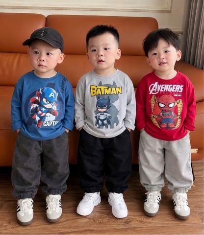 SÉT 4 ÁO DÀI TAY SIÊU ANH HÙNG HQ26101645