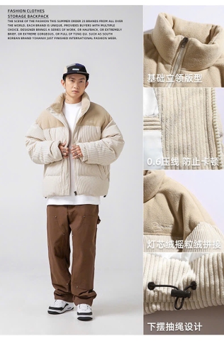 Áo khoác nhung cityboy H25102712