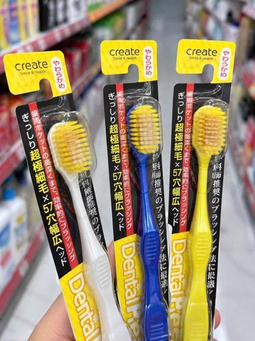 SET 3 CHẢI ĐÁNH RĂNG CREATE DENTAL PRESTIGE – NHẬT BẢN CN26101631