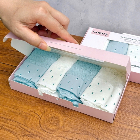 Set 4 Quần lót cotton cạp cao gen CN26051431