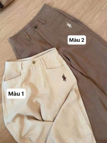 Quần suông thêu ngựa HQ26070740