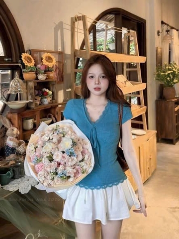Áo xanh nhà YJIA T26061401