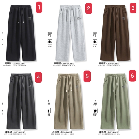 Quần nam teen chất nỉ ống rộng hãng JEANS WEST C25102306