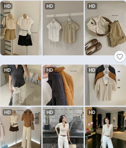 Áo polo dệt kim cài cúc WGWE H26061802