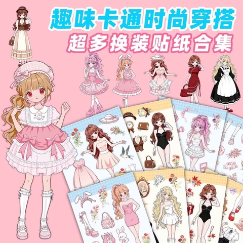 Set 56 tấm dán stciker công chúa H26102743