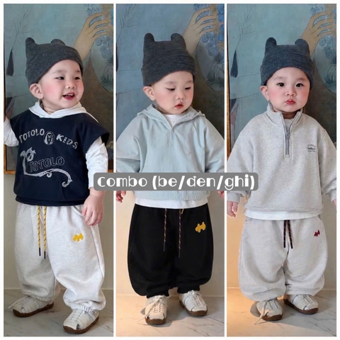 Combo 3 quần nỉ bông cotton TQ26071153