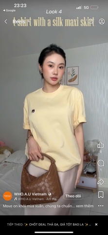 Áo phông vàng H26051448