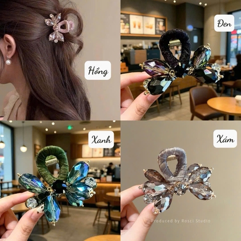 1 Kẹp tóc pha lê đính đá HQ26070341