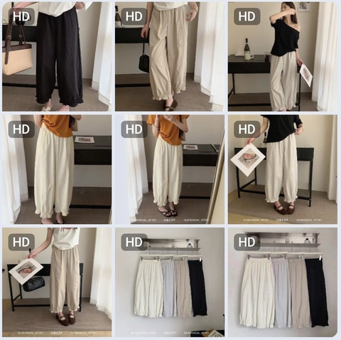 Quần dài gấu bèo T26081408