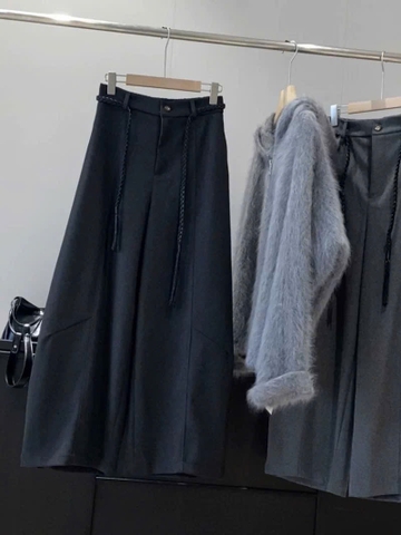 QUẦN ÂU DÁNG SUÔNG MAY XẾP LI GỐI TẠO DÁNG HƠI BOOM nhà Inblue C25102813