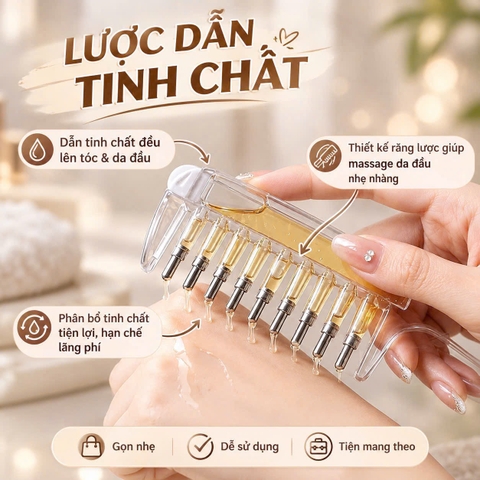 set 2 chiếc lược kèm ống dẫn tinh chất C26101231