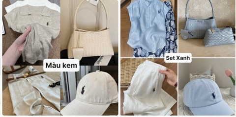 Set Xanh, trắng T26081310