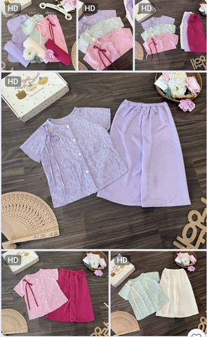 Bộ quần áo bà ba cho bé HQ26060141