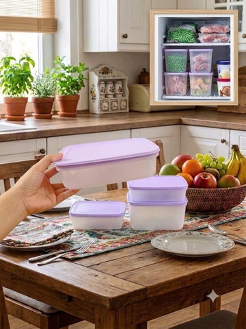 SET 4 HỘP ĐÔNG DẺO GEN II TUPPERWARE CL26100336