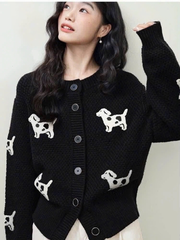 CHIẾC ÁO CARDIGAN CÚN BÔNG TQ26072850