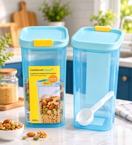 SET 2 HỘP LOCKNLOCK 1500ML KÈM THÌA CL26070937