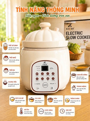 NẤU CHÁO CHẬM KAILER KL-NC86 CL26081330