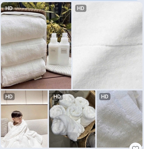 Khăn tắm Muj trắng size 85*125  C26101931