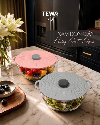 BỘ 2 NẮP ĐẬY SILICONE 15 VÀ 20 CM TEWA, 80085 H26081209