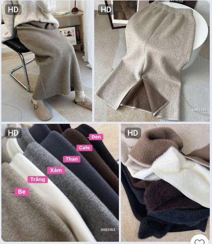 Chân váy len lót lông thỏ T25111010