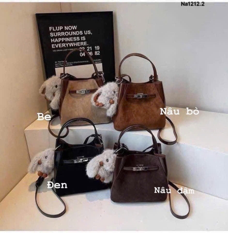 TÚI DA LỘN KÈM CHARM THỎ C25121504