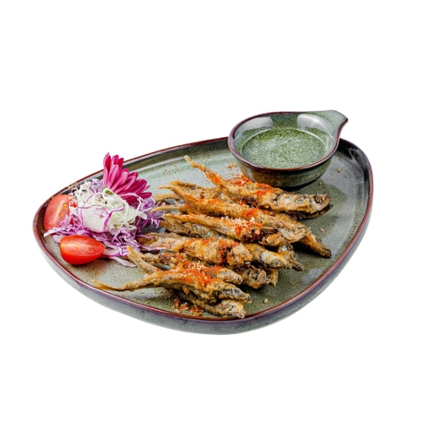 Cá Trứng Nhật Chiên Giòn Phủ Muối Ruốc Tôm