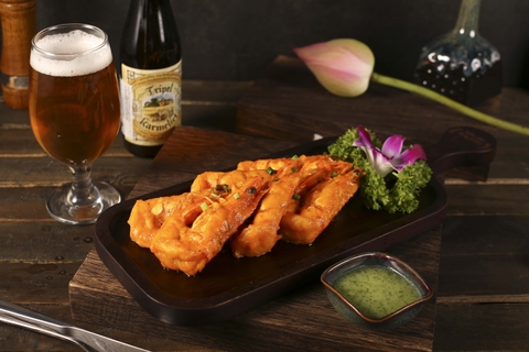 Tôm chiên trứng muối