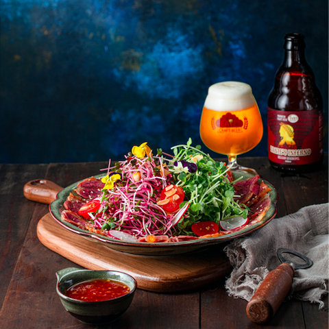 Salad Bò Với Rau Cải Mầm