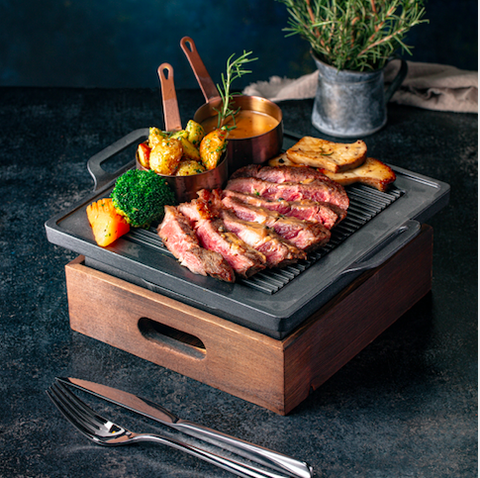 Thăn Vai Bò Mỹ Nướng Bản Gang