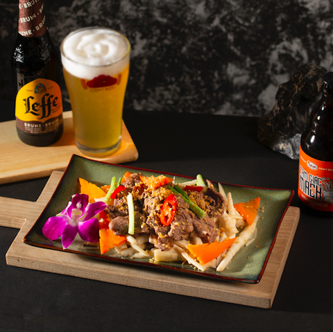 Măng Trúc Xào Bắp Bò