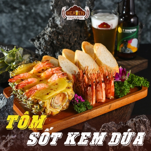 Tôm sốt kem dứa