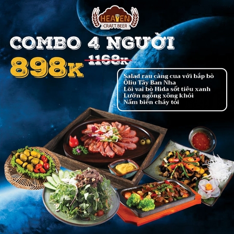 Combo 4 người