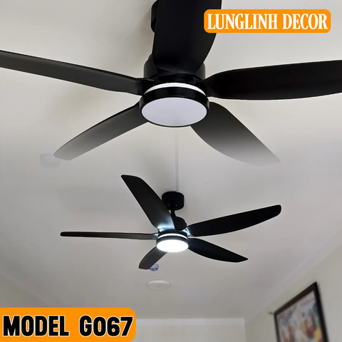 Quạt trần thiết kế Hiện Đại - Hiệu năng làm mát mạnh mẽ vượt trội Model G067
