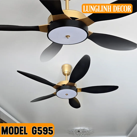 Quạt trần Golden Ring 5 Cánh ABS chống bụi - DC Inverter G595