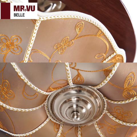 Quạt trần MR VU -  Cánh Xếp nghệ thuật BELLE