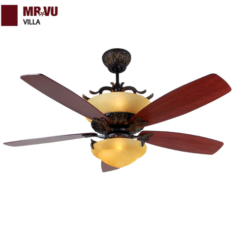 Quạt trần Biệt thự Đẳng Cấp Mr.Vu - Gỗ và Cẩm thạch VILLA