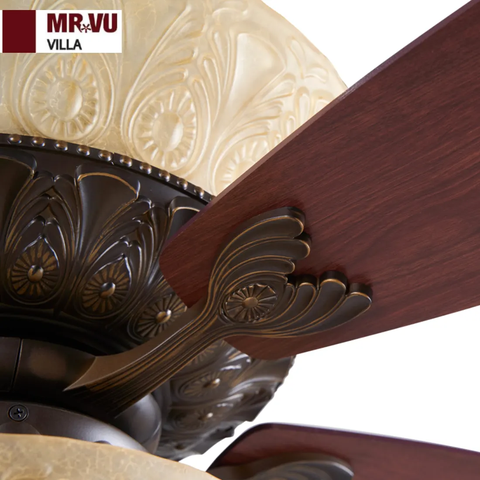 Quạt trần Biệt thự Đẳng Cấp Mr.Vu - Gỗ và Cẩm thạch VILLA